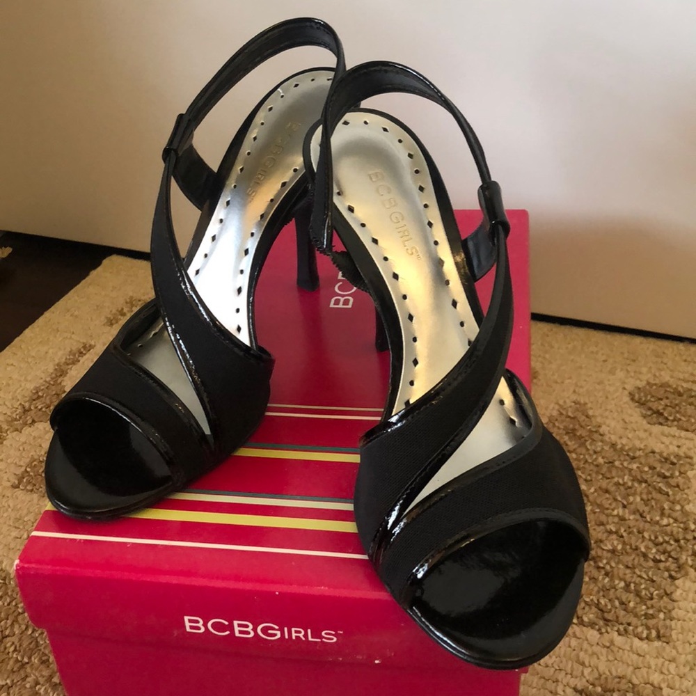 Black Strappy Heels